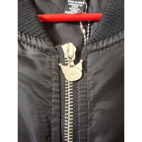 Kuromi Hello Kitty & Friends x Forever 21 Medium Sanrio Collab Bomber Jacket EMO - Picture 9 of 16